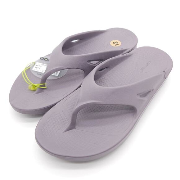 Oofos Ooriginal (Mens 12 Womens 14) Sandals Shoes‎ Thong Flip Flops Mauve Purple - Picture 1 of 6